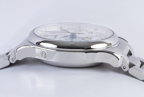 9' Side Shot of Master Collection Calendar Chronograph