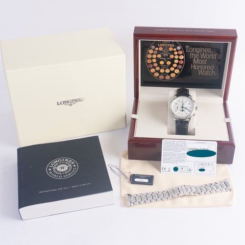Box / Paper shot of Master Collection Automatic Chronograph