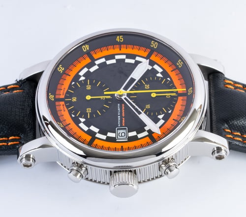 Crown Side Shot of Grand Prix Spider Chronograph