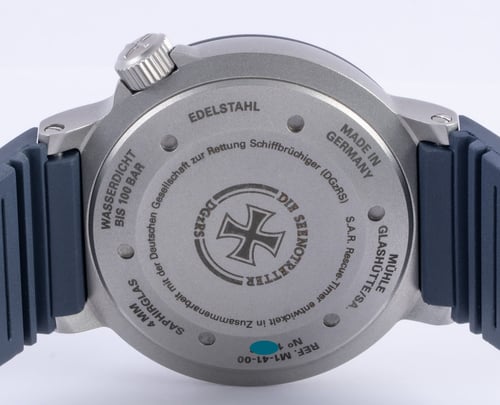 Caseback of S.A.R. Rescue-Timer Nautical