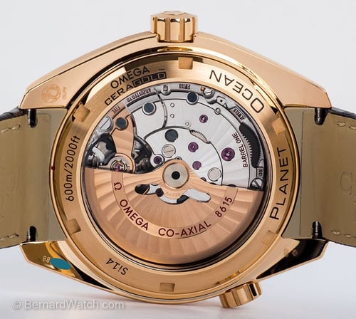 Caseback of Seamaster Planet Ocean GMT