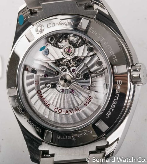 Caseback of Seamaster Aqua Terra 'Golf'