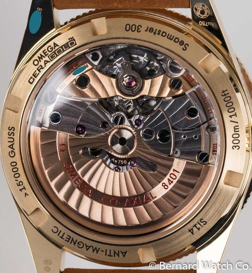 Caseback of Seamaster 300 Master Co-Axial