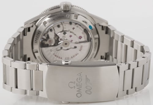 Rear / Band View of Seamaster 'SPECTRE' LE 300 Master Co-Axial