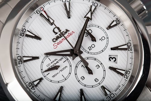 Extra Shot of Seamaster Aqua Terra Chronograph