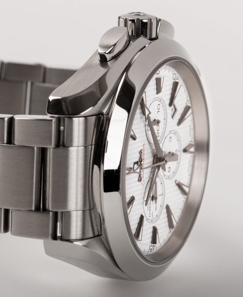 Dial Shot of Seamaster Aqua Terra Chronograph