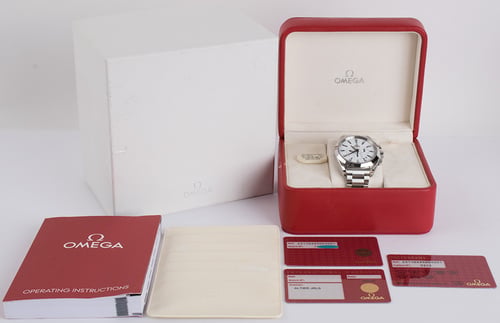 Box / Paper shot of Seamaster Aqua Terra Chronograph