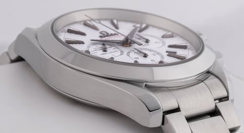 9' Side Shot of Seamaster Aqua Terra Chronograph