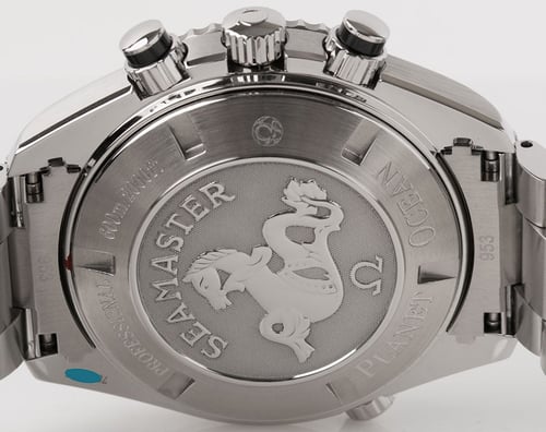 Caseback of Seamaster Planet Ocean Chronograph