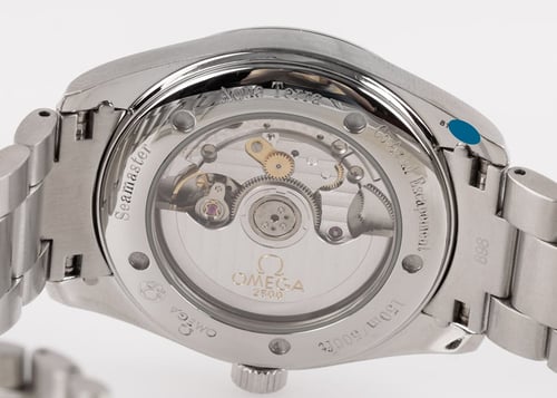 Caseback of Seamaster Aqua Terra Co-Axial
