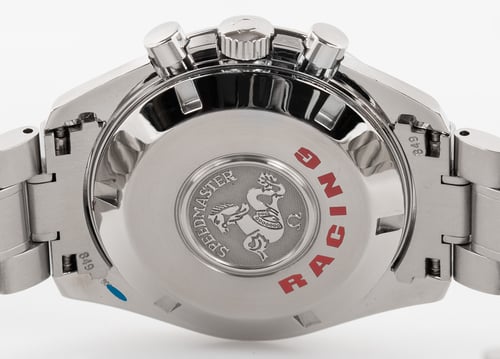 Caseback of Speedmaster Racing
