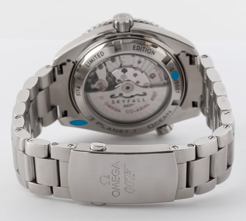 Rear / Band View of Seamaster Planet Ocean 'Skyfall' Limited Edition