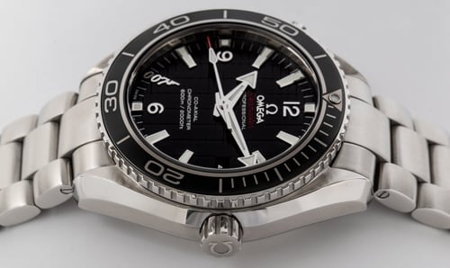 Crown Side Shot of Seamaster Planet Ocean 'Skyfall' Limited Edition