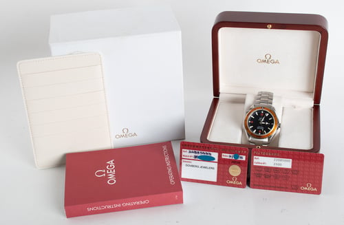 Box / Paper shot of Seamaster Planet Ocean XL