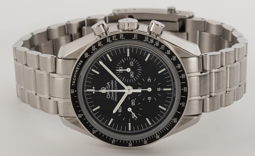 Front View of Speedmaster Moonwatch 'Sapphire Sandwich'