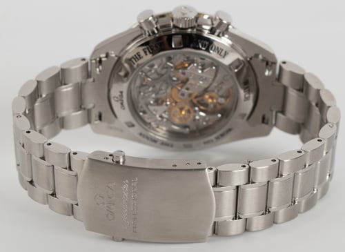 Rear / Band View of Speedmaster Moonwatch 'Sapphire Sandwich'