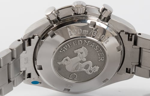 Caseback of Speedmaster Chronograph
