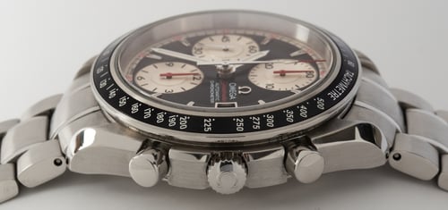 Crown Side Shot of Speedmaster Chronograph