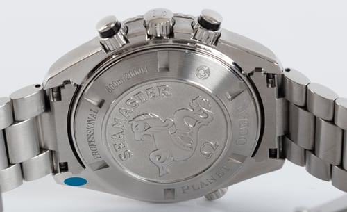 Caseback of Seamaster Planet Ocean Chronograph