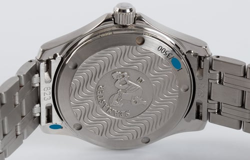Caseback of Seamaster 120 Jacques Mayol Limited Edition