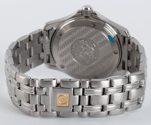 Rear / Band View of Seamaster 120 Jacques Mayol Limited Edition