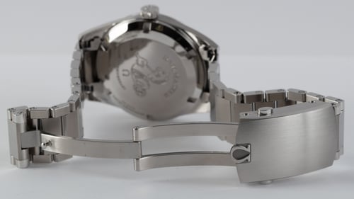 Open Clasp Shot of Seamaster Railmaster 1957 Trilogy