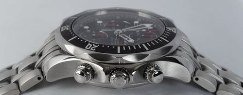 Crown Side Shot of Seamaster Professional Chronograph