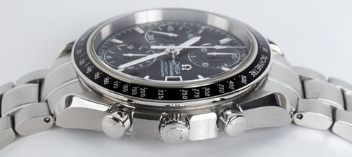 Crown Side Shot of Speedmaster Date