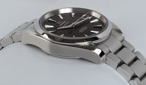 9' Side Shot of Seamaster Aqua Terra 150M 38.5 MM