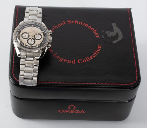 Paper shot of Speedmaster 'The Legend' Schumacher