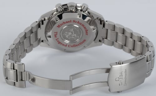 Open Clasp Shot of Speedmaster 'The Legend' Schumacher