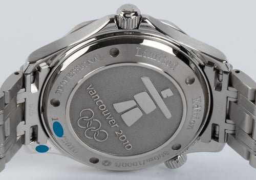 Caseback of Seamaster 'Olympic Vancouver 2010'