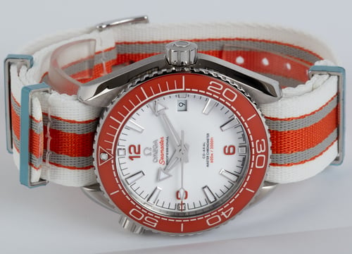 Front View of Planet Ocean 600m Master Co-Axial