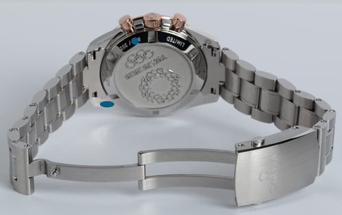 Open Clasp Shot of Speedmaster Tokyo 2020 Olympic