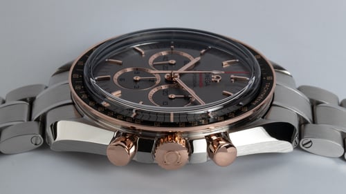 Crown Side Shot of Speedmaster Tokyo 2020 Olympic
