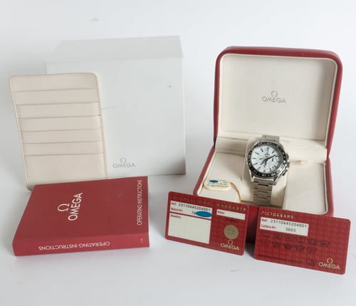 Box / Paper shot of Seamaster Aqua Terra GMT Chronograph