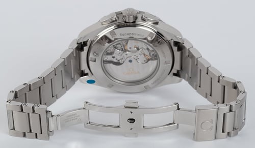 Open Clasp Shot of Seamaster Aqua Terra GMT Chronograph