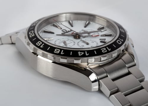 9' Side Shot of Seamaster Aqua Terra GMT Chronograph