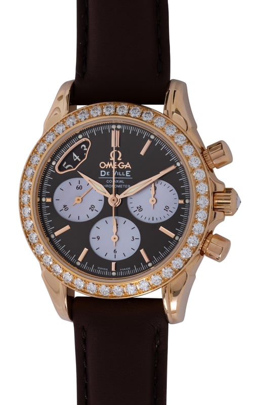 Omega DeVille Co-Axial Chrono 4677.60.37 - SOLD OUT - Brown Dial
