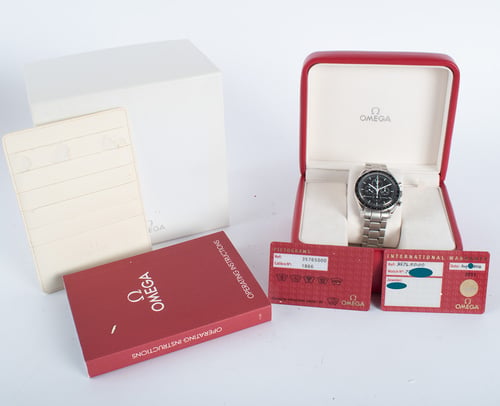 Box / Paper shot of Speedmaster Moon Phase