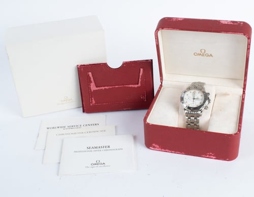 Box / Paper shot of Seamaster Professional Chronograph