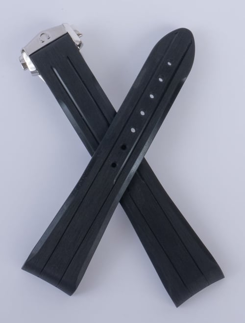 Photo of of Rubber 'Moon' Deployant Strap