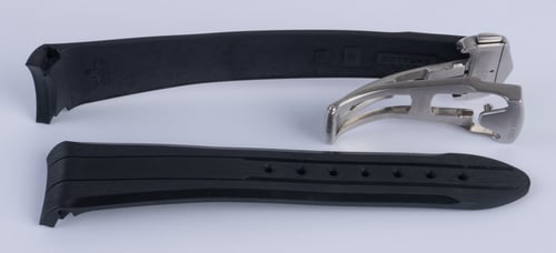 Yet another Photo of  of Rubber 'Moon' Deployant Strap
