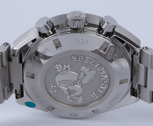 Caseback of Speedmaster Mark II Chronograph