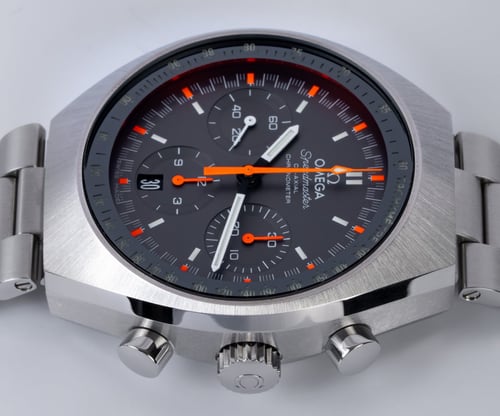Crown Side Shot of Speedmaster Mark II Chronograph