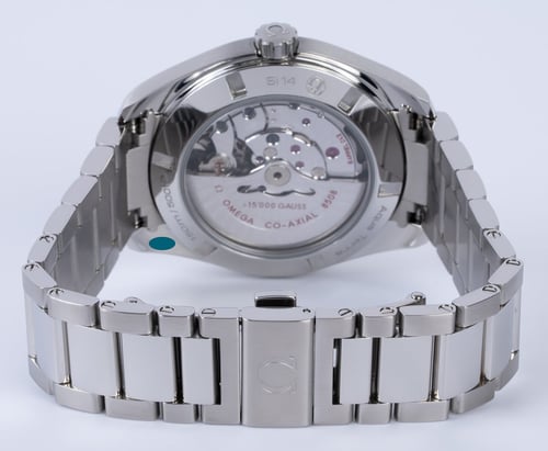 Rear / Band View of Seamaster Aqua Terra 'Bumblebee' 15,000 Gauss