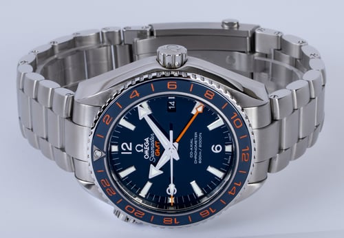 Front View of Seamaster Planet Ocean GMT 'Goodplanet'