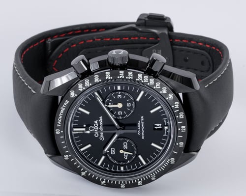 Front View of Speedmaster Dark Side of the Moon 'Pitch Black'