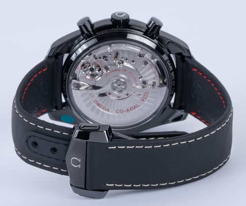 Rear / Band View of Speedmaster Dark Side of the Moon 'Pitch Black'