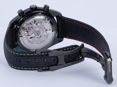 Open Clasp Shot of Speedmaster Dark Side of the Moon 'Pitch Black'